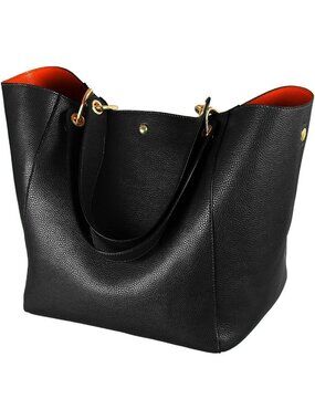 Spacious Large Work Tote Bag for Women | Stylish Big Bucket Handbag Purse